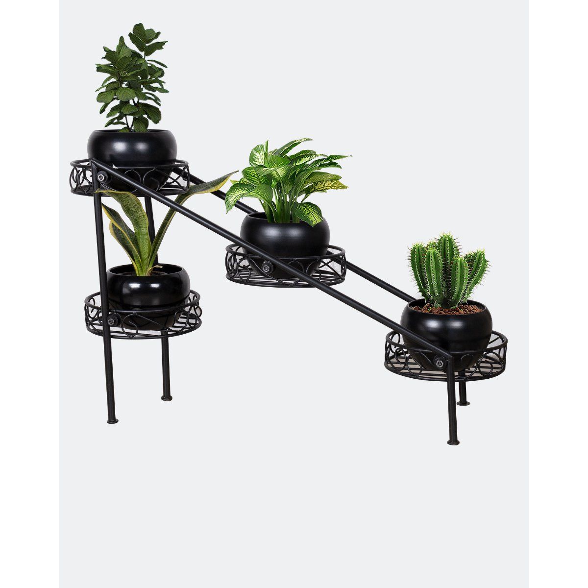 Homesake Tier Ladder Plant Stand Rack Shelf Black Buy Homesake