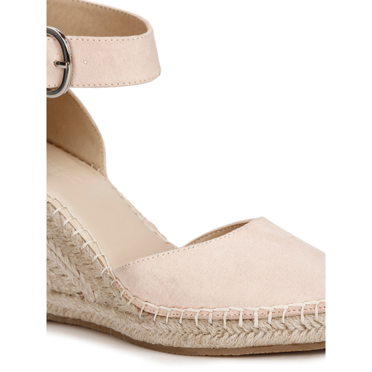 Truffle Collection Nude Micro Covered Jute Wedges Buy Truffle