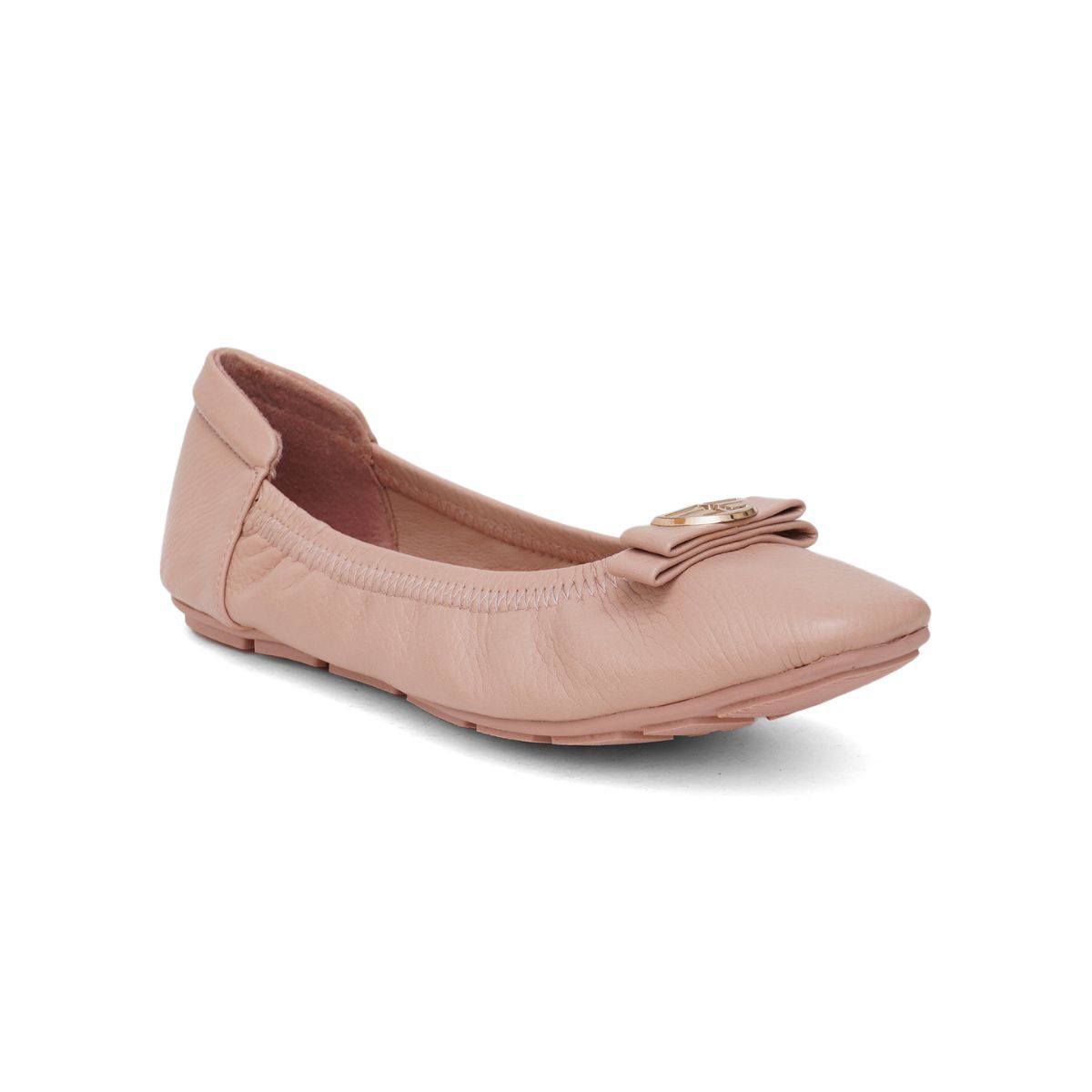 Buy Sherrif Shoes Women Nude Color Ballerinas Online