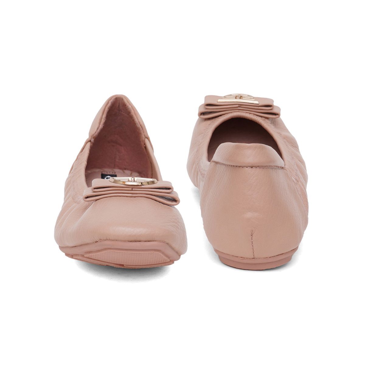 Buy Sherrif Shoes Women Nude Color Ballerinas Online