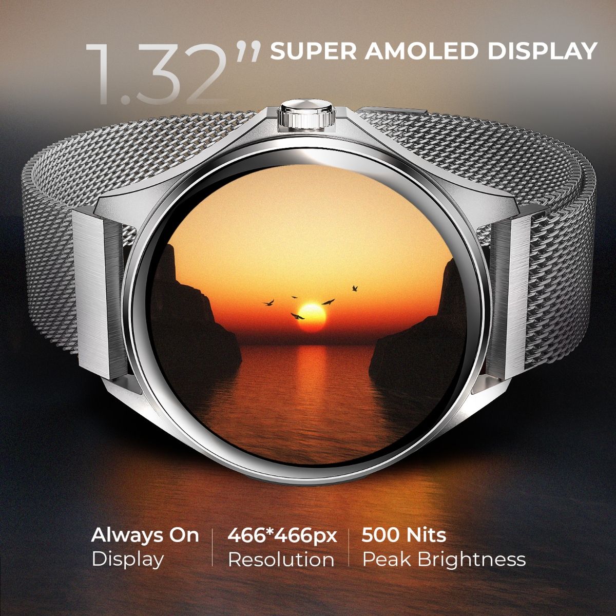 Buy Beatxp Nuke Super Amoled Display Bt Calling Metal Body