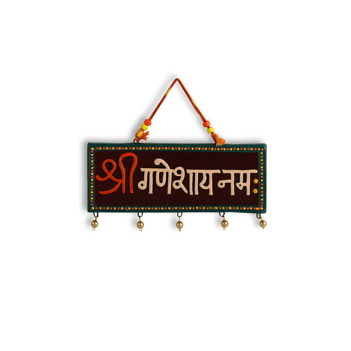 Buy ExclusiveLane Ganesha Mantra Terracotta Wall Hanging Decor Shree