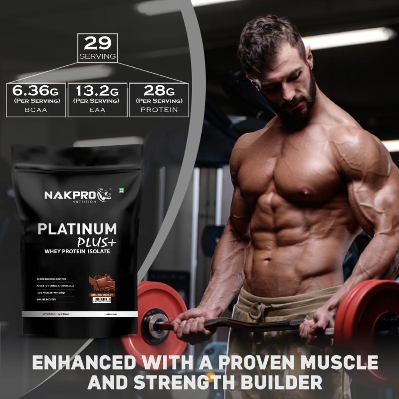 Buy Nakpro Whey Platinum Plus Protein Isolate Double Rich Chocolate