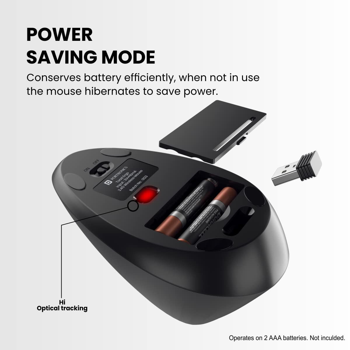 Buy Portronics Toad Ergo Vertical Advanced Wireless Ergonomic Mouse