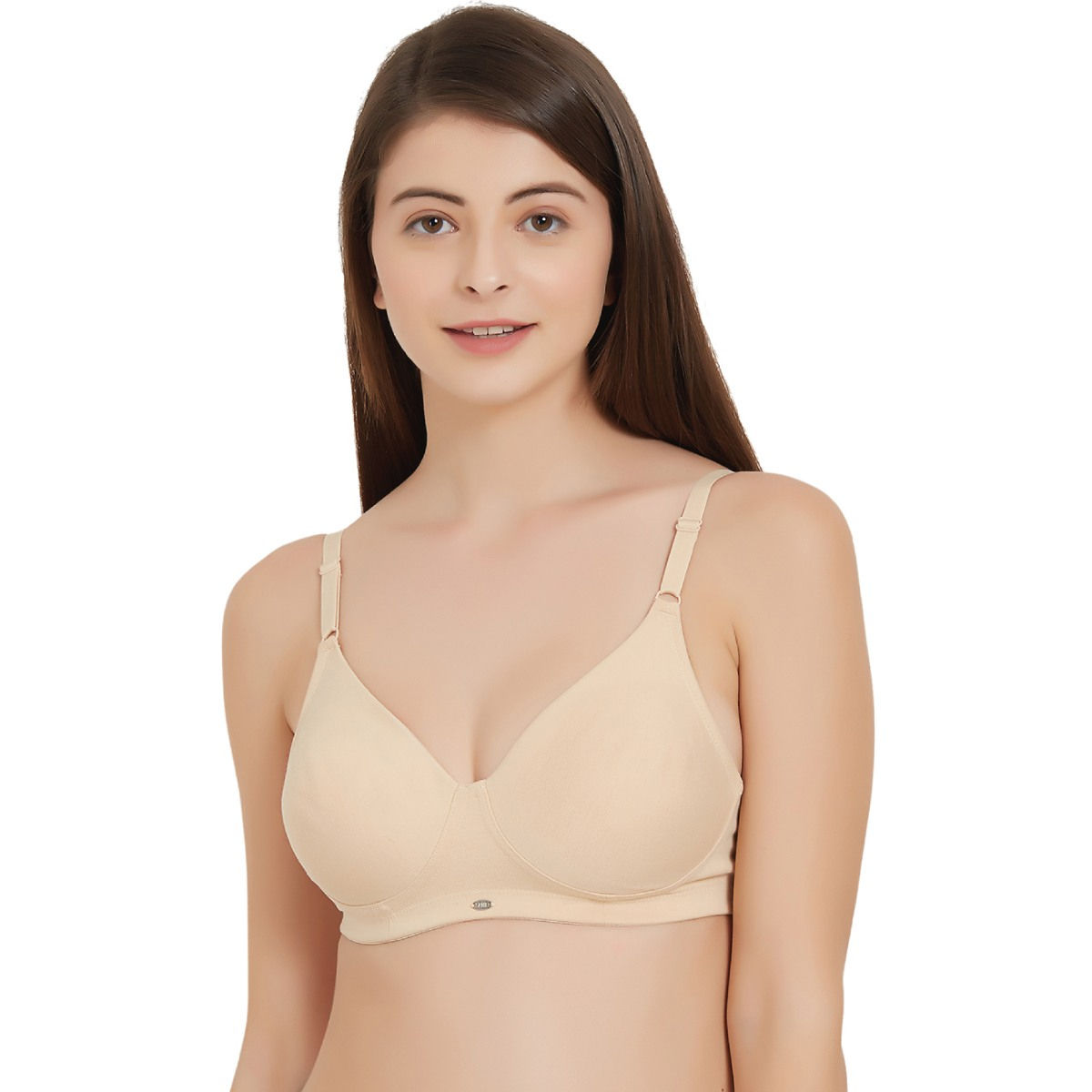 Soie Women S Full Coverage Seamless Cup Non Wired Bra Nude Buy Soie