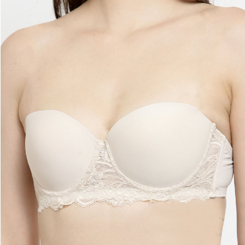 PrettyCat Strapless Pushup Bra Nude Buy PrettyCat Strapless Pushup