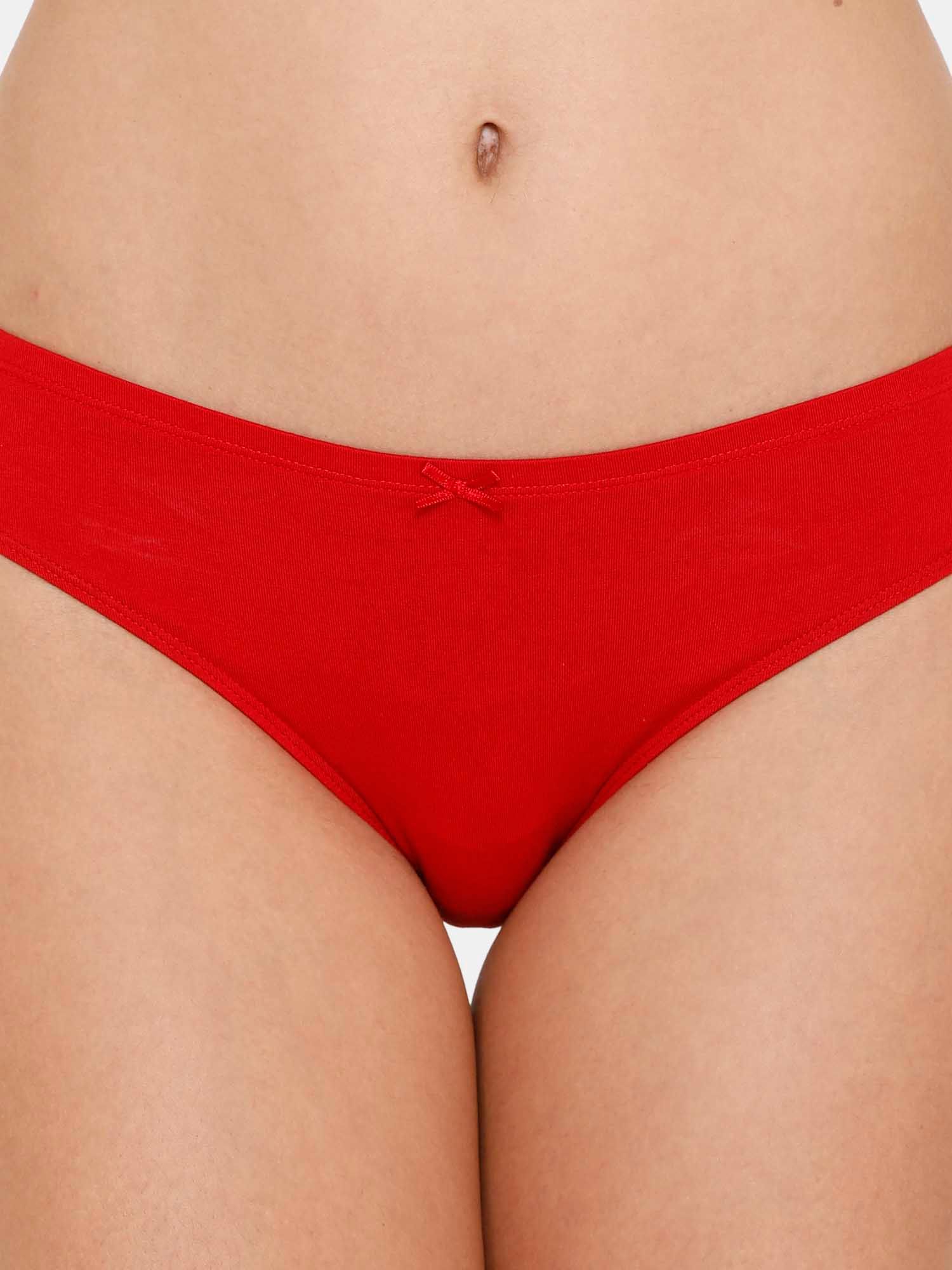 Zivame Bikini Low Rise Full Coverage Anti Microbial Panty Pack Of 3