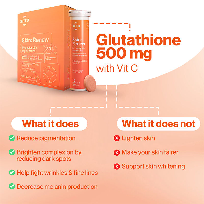 Buy Setu Skin Renew Glutathione With Vitamin C For Clear Glowing Skin