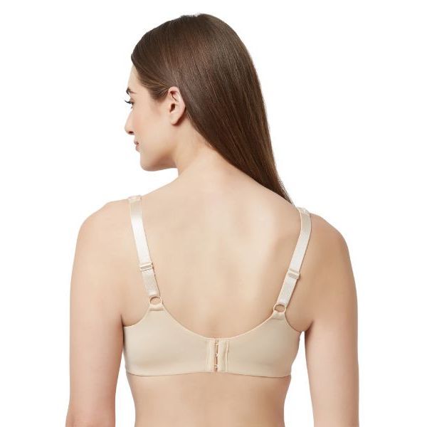 Soie Women S Full Coverage Non Padded Wired Bra Nude B Buy Soie