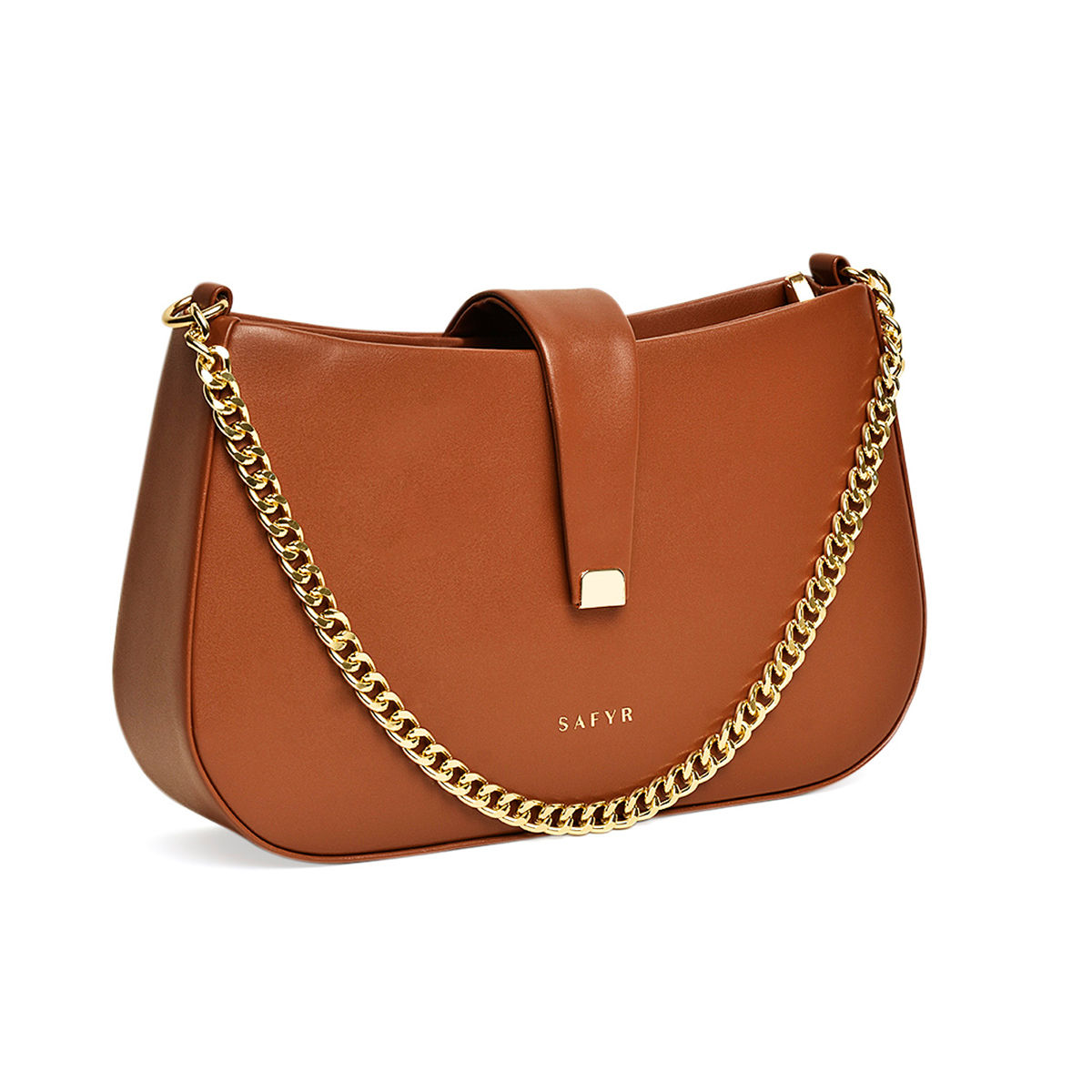 Buy Safyr Scarlett Tan Sling Bag Online