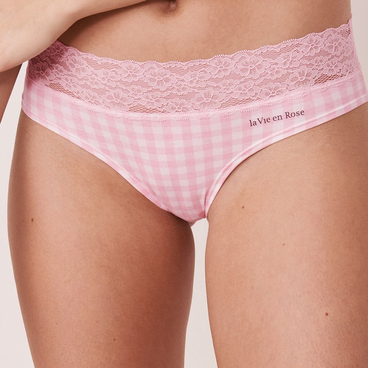 La Vie En Rose Cotton And Lace Band Bikini Panty Buy La Vie En Rose