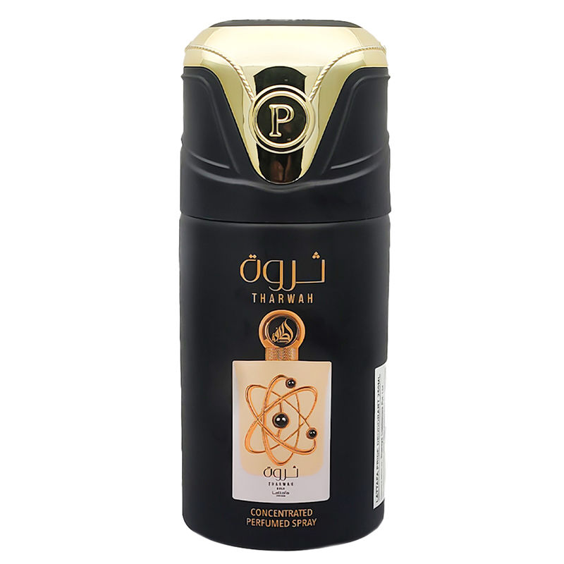 Buy Lattafa Pride Tharwah Gold Long Lasting Perfumed Deodorant Spray Online