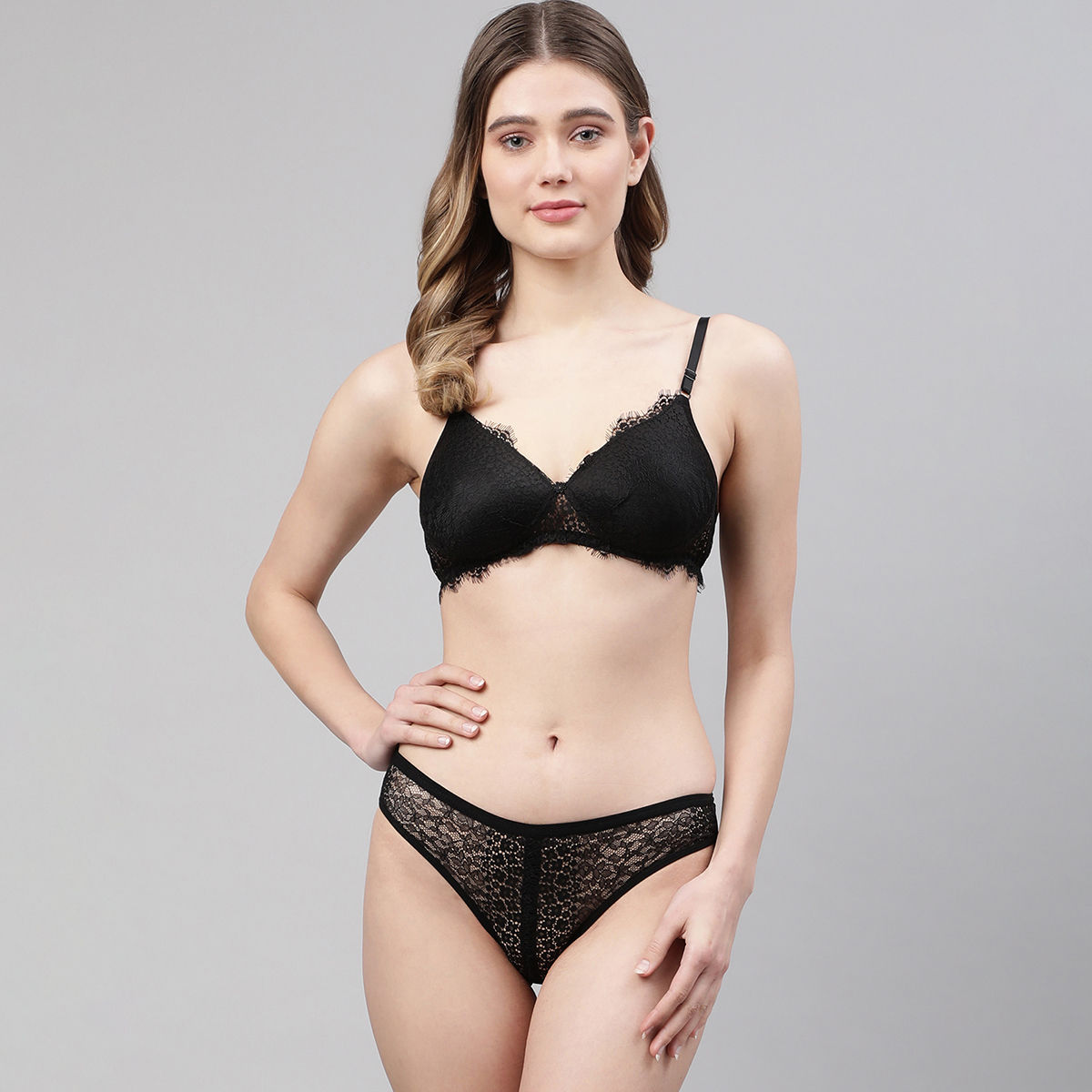 Buy Prettycat Lingerie Set Black Online