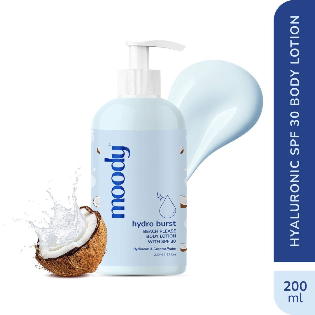 Moody Hydro Burst SPF 30 Body Lotion 72 Hrs Moisturization With