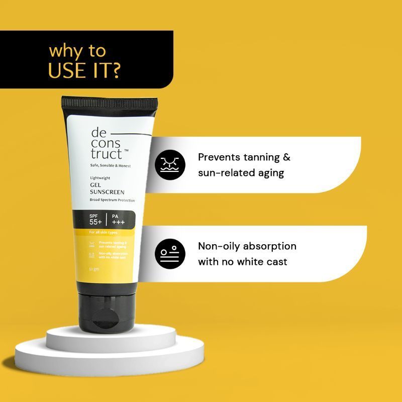 Deconstruct Lightweight Gel Sunscreen SPF 55 PA Buy