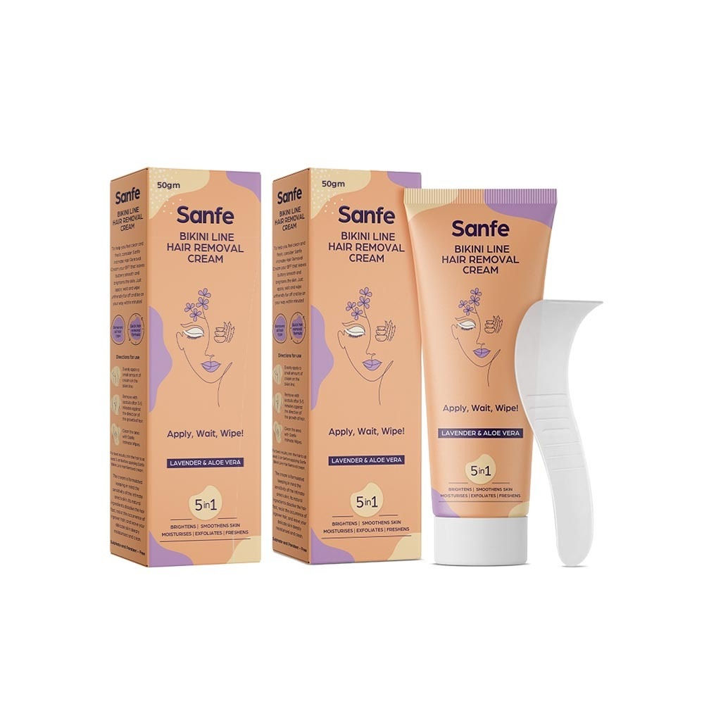 Sanfe Bikini Line Hair Removal Cream For Womens Hair Removal For