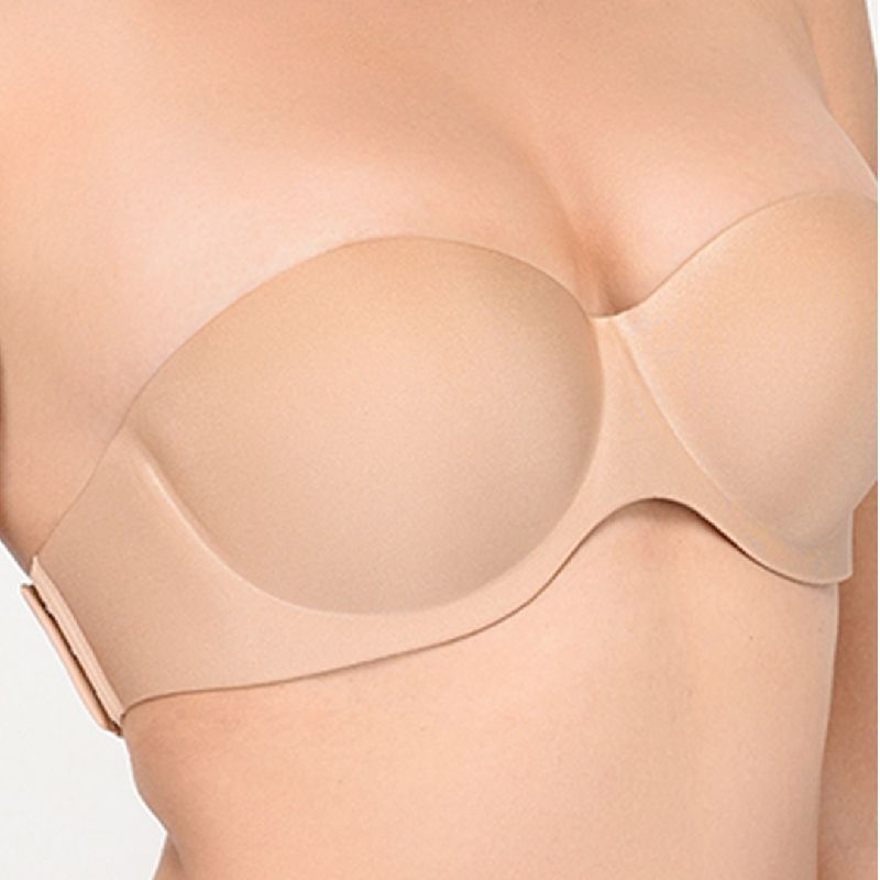 Buy PrettyCat Strapless Seamless Backless Pushup Bra Nude Online