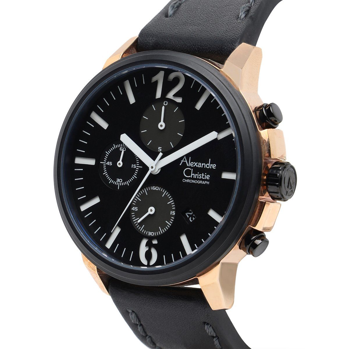 Buy Alexandre Christie Mcl Chronograph For Men Black Colorway Online