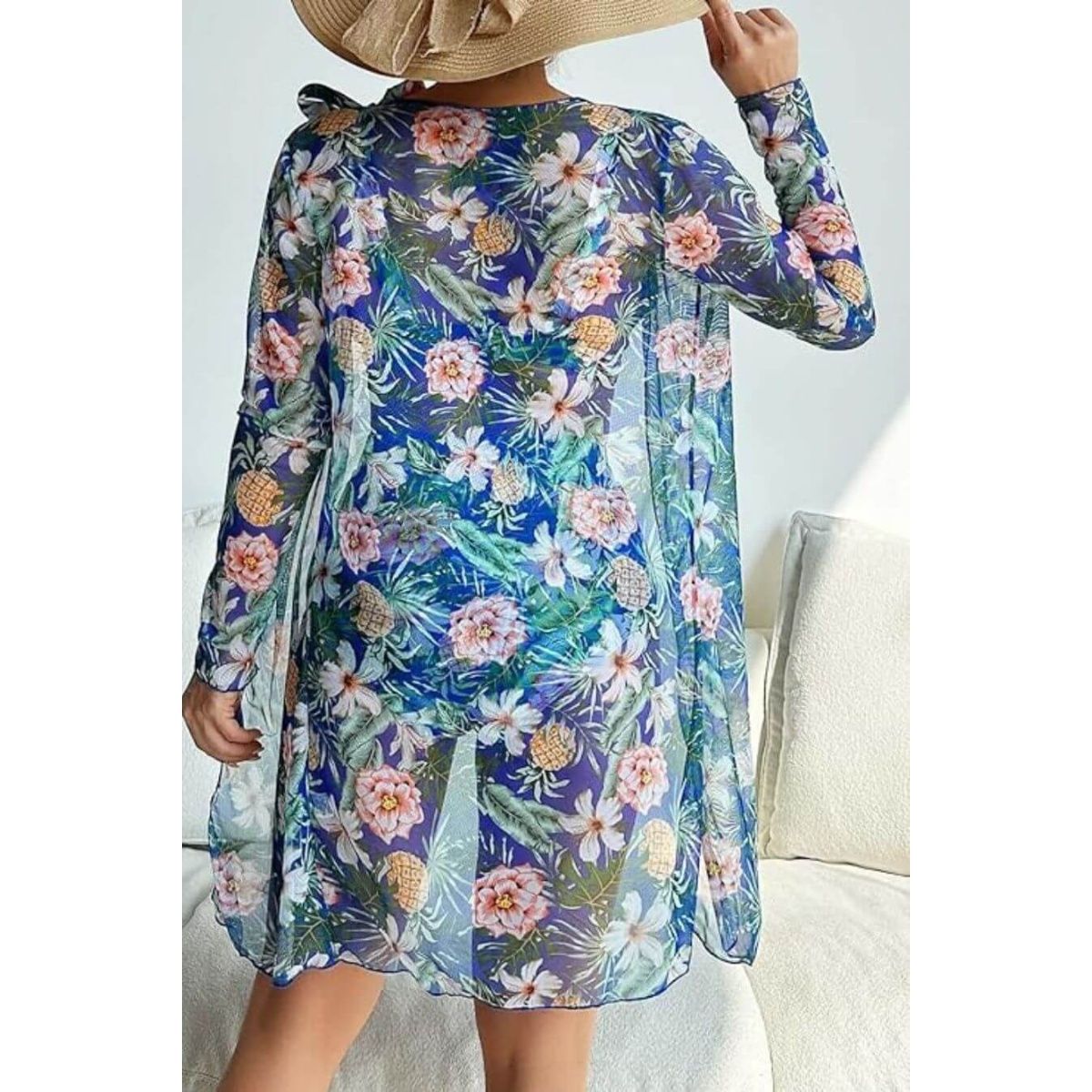 Buy Fancypants Blue Goa Bikini With Cover Up Set Of Online