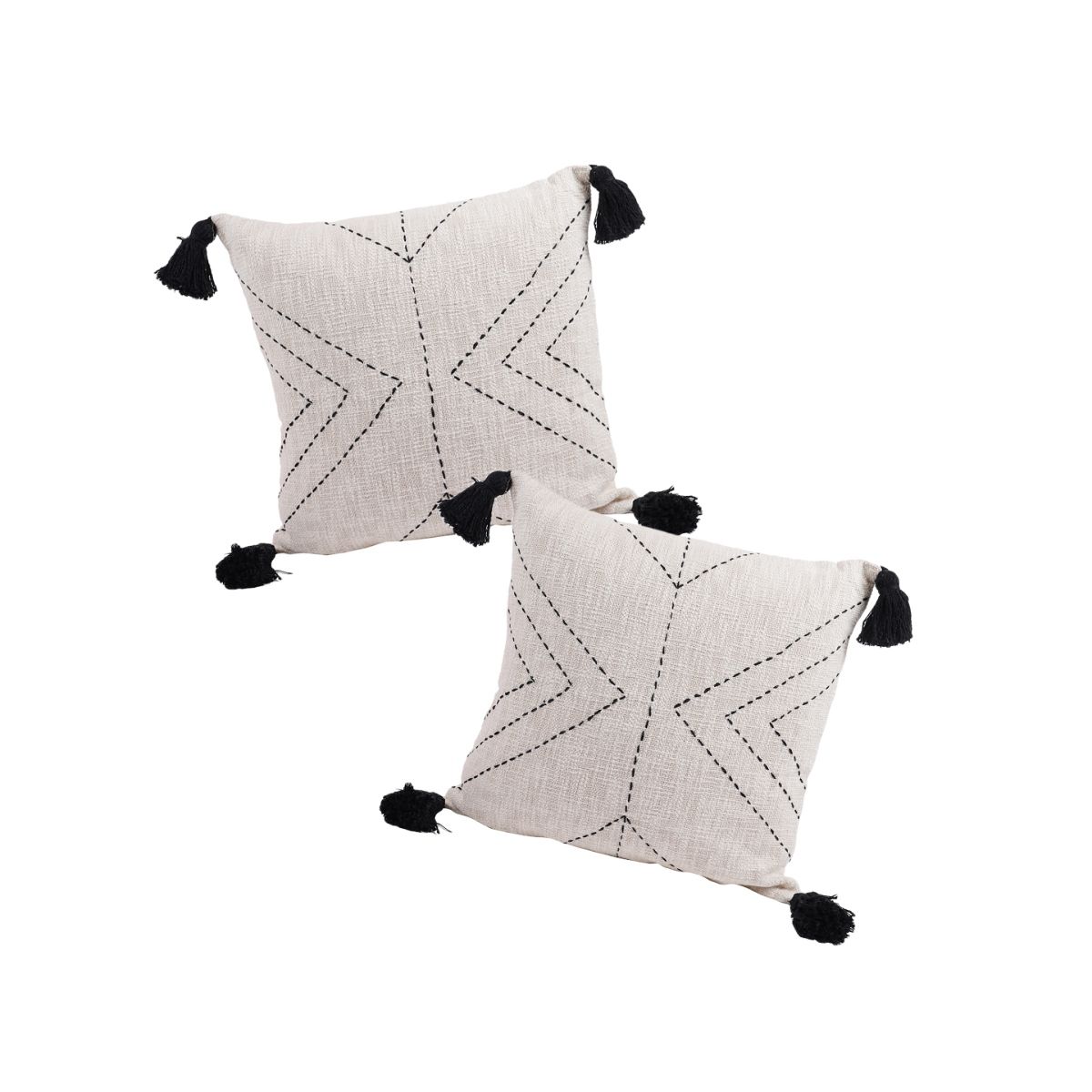 Buy Eyda Hand Work Cotton Cushion Cover Set Of X Inch Online