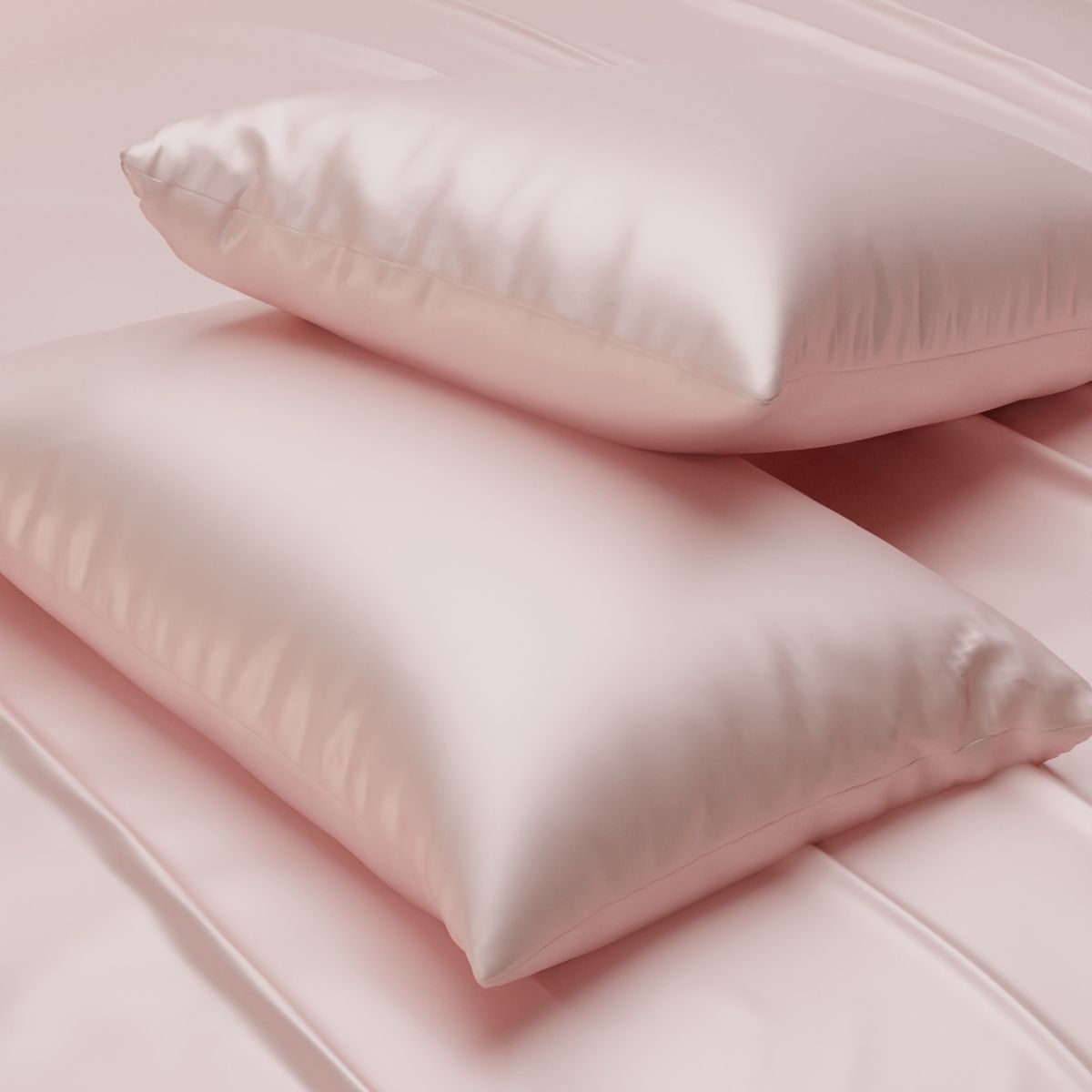 Buy Stoa Paris Pink Ultra Satin Pillow Covers Set Of 2 Online