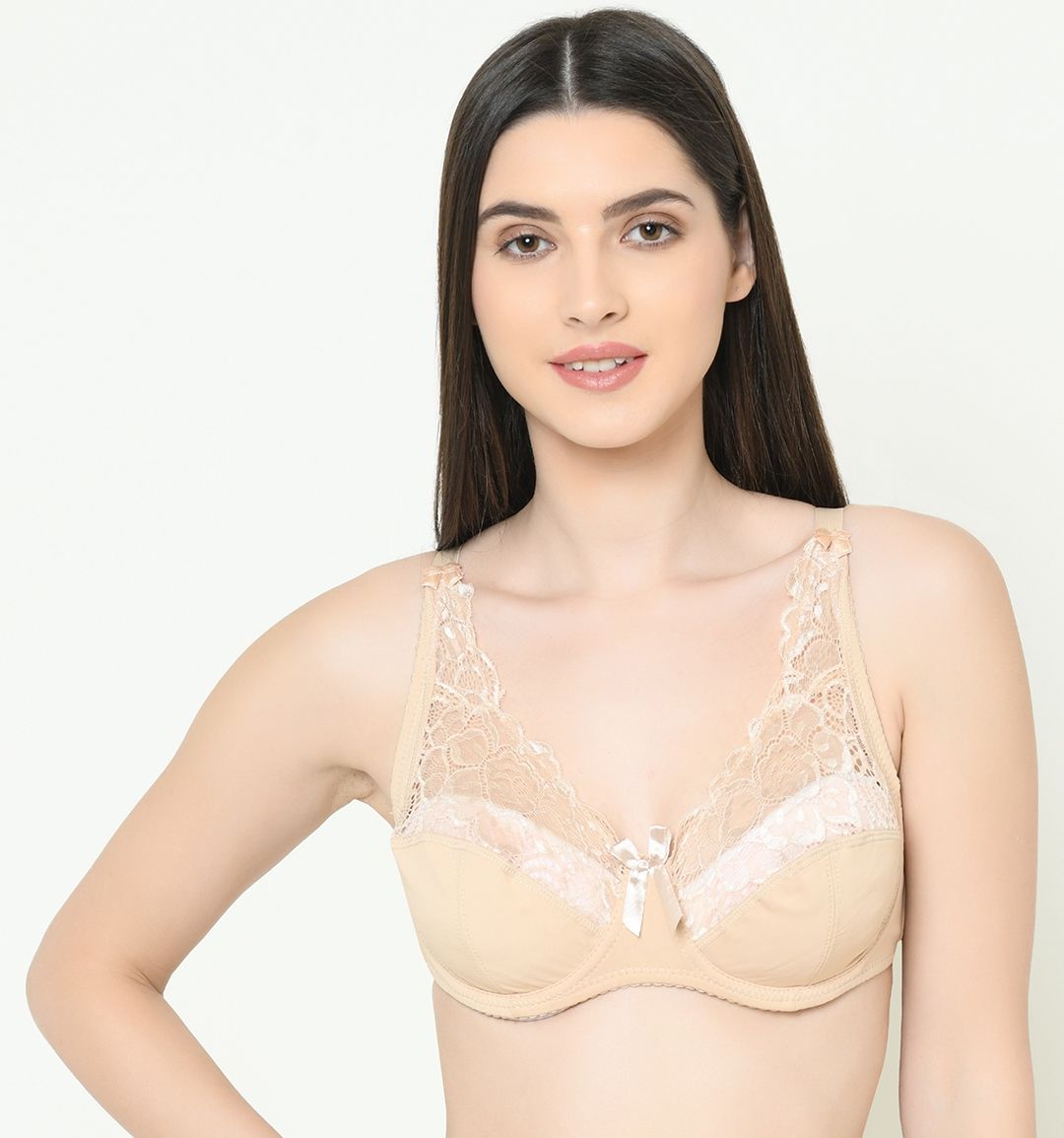 Da Intimo Mesh Underwired Non Padded Bra Nude Buy Da Intimo Mesh