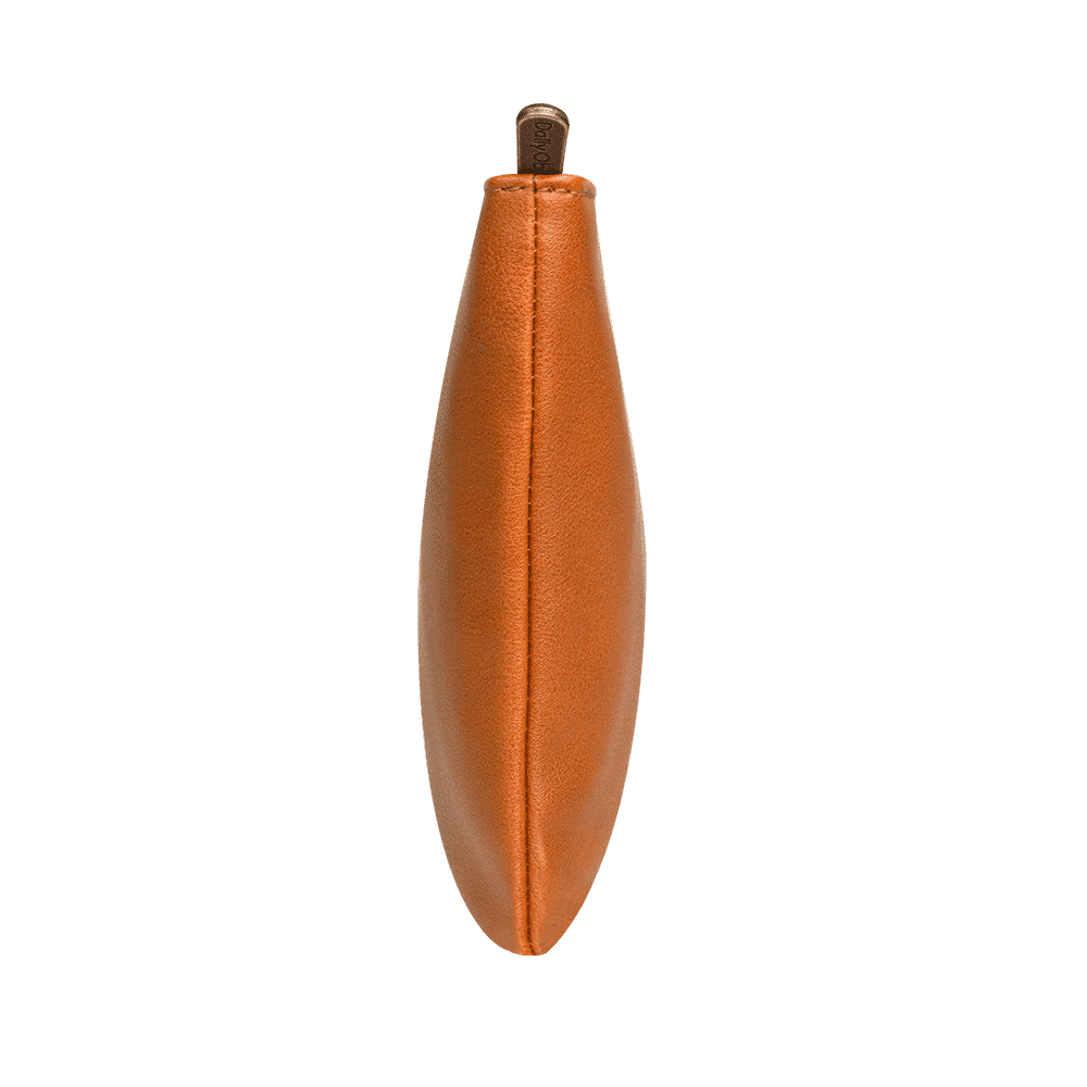 Buy Dailyobjects Tan Vegan Leather Regular Stash Pouch Online