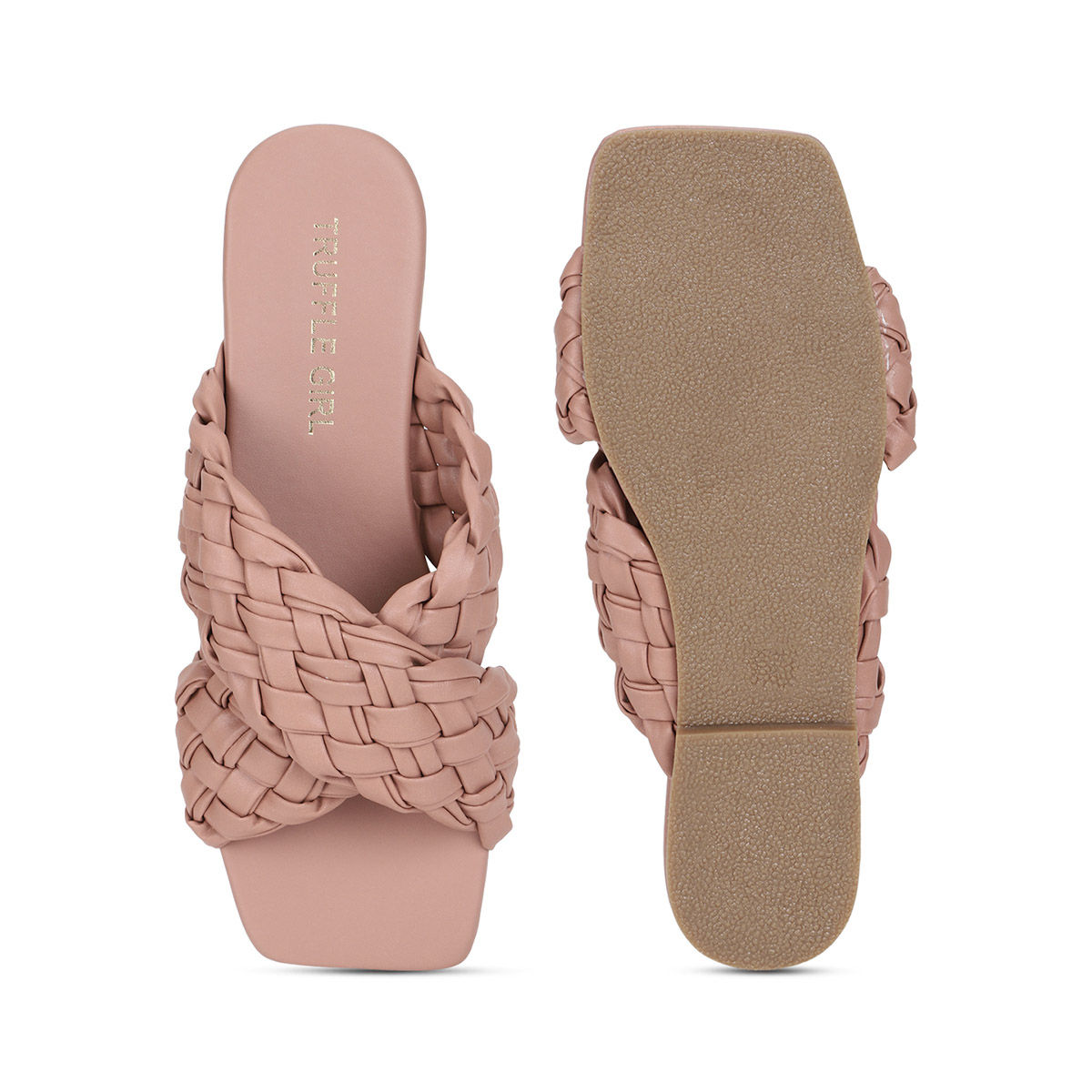 Truffle Collection Nude Patterned Flats Buy Truffle Collection Nude