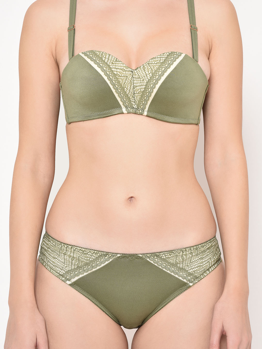 Da Intimo Seamless Lingerie Set Green B Buy Da Intimo Seamless