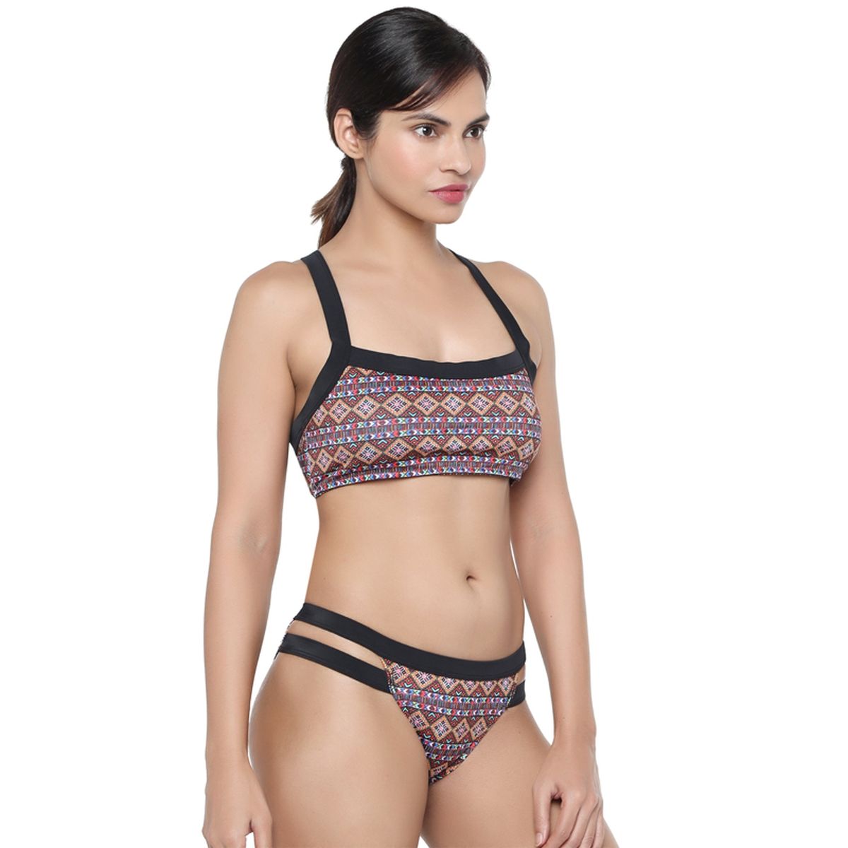 Miorre Cross Back Bikini Set Multi Color 38 Buy Miorre Cross Back