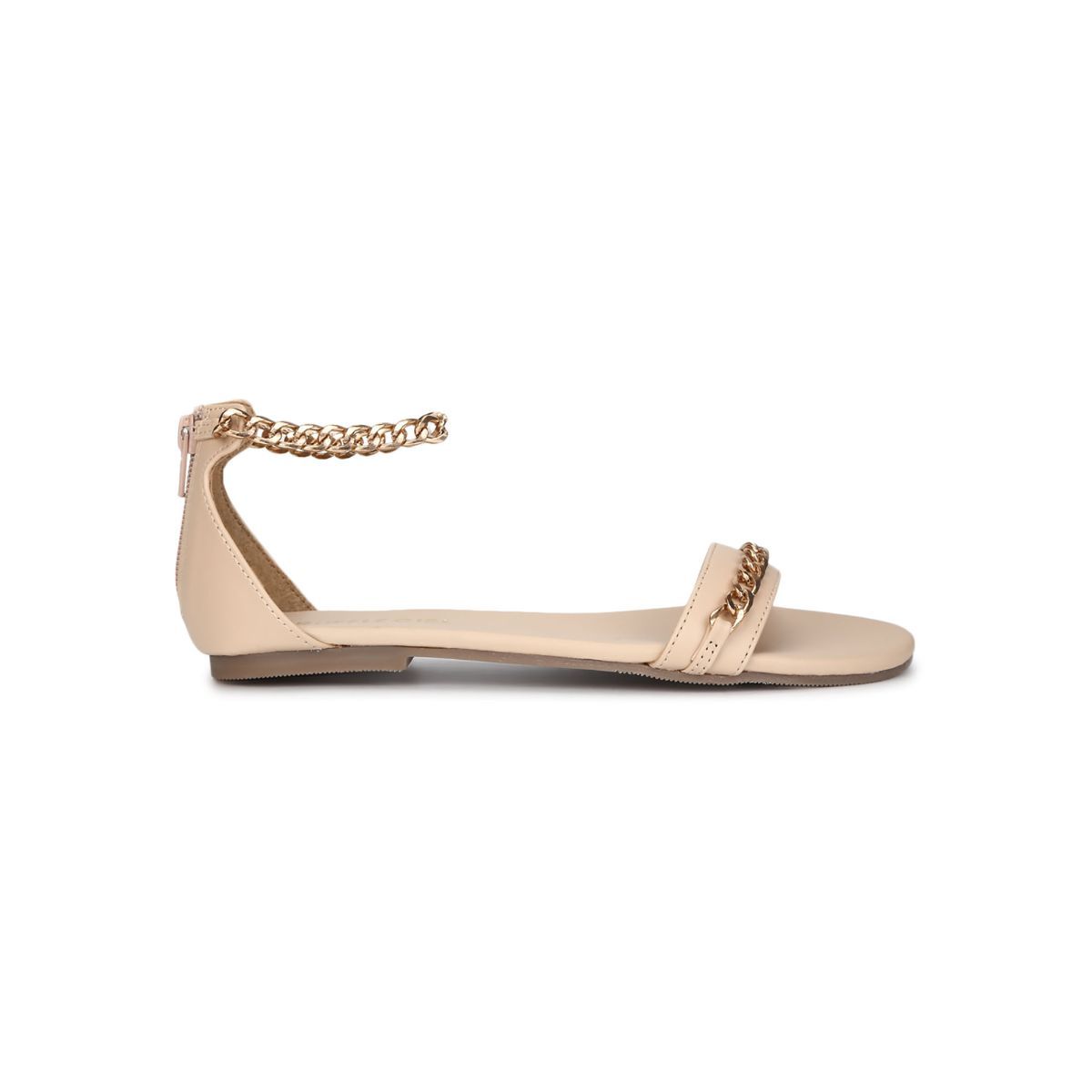 Buy Truffle Collection Nude Solid Flats Online