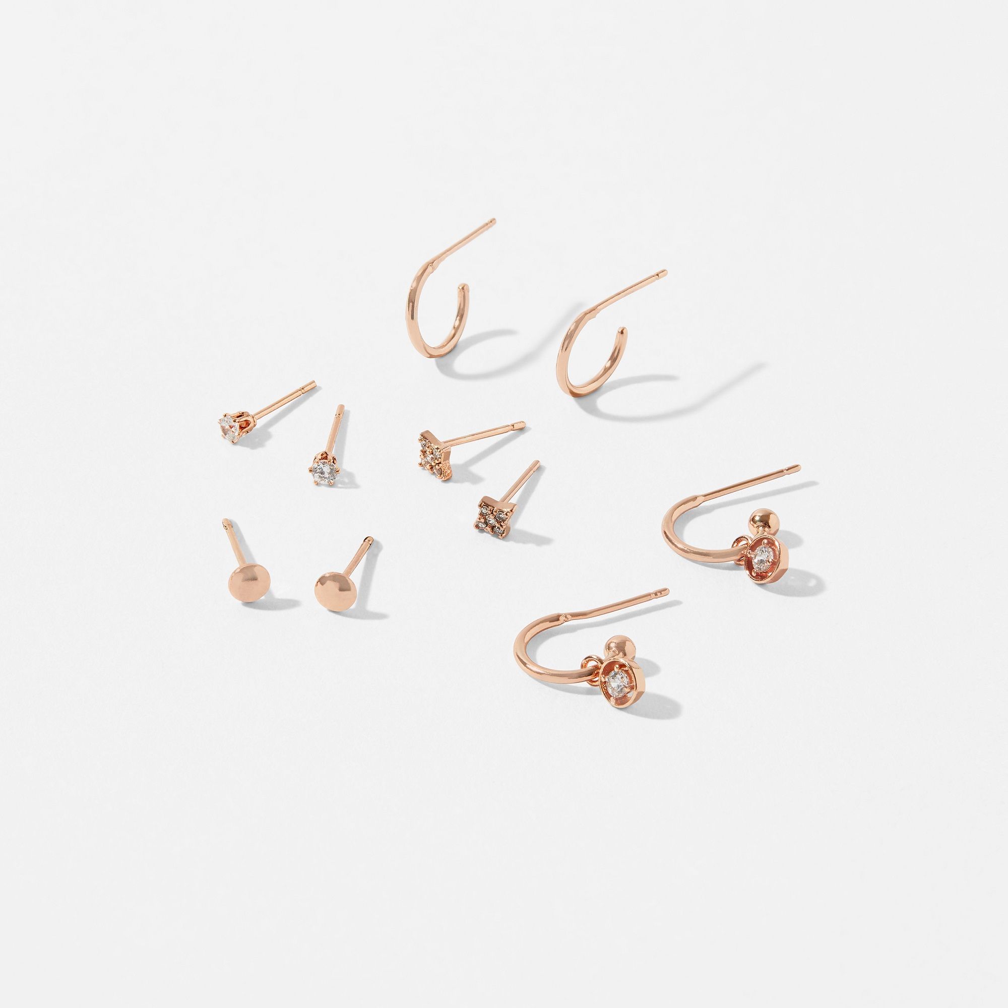 Buy Accessorize London Gold Plated Rg 10X Stud And Hoop Set Online