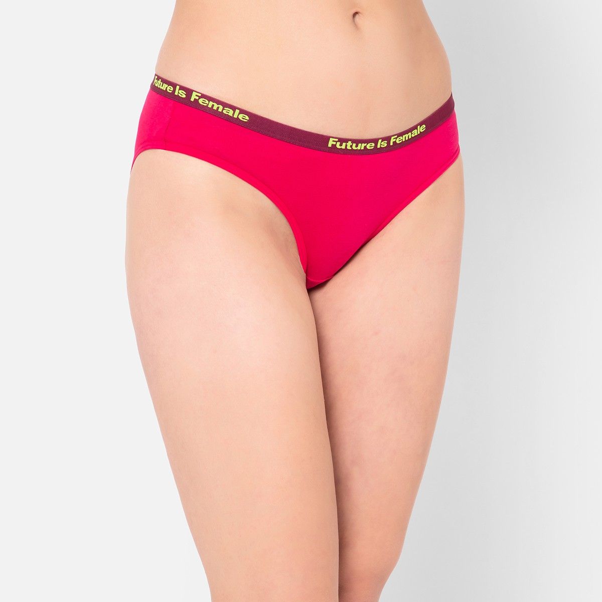 Clovia Low Waist Bikini Panty In Hot Pink Cotton Buy Clovia Low