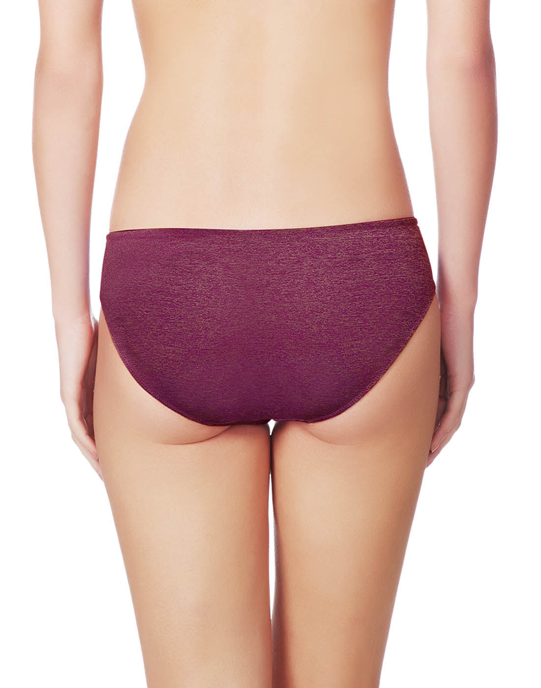 Amante Dark Pink Marl Low Rise Bikini Panty Buy Amante Dark Pink Marl