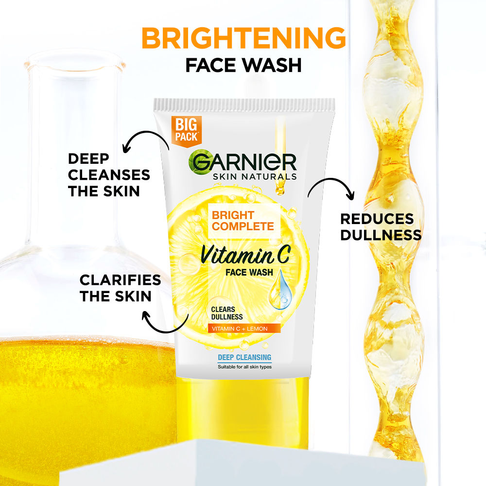 Garnier Bright Complete Vitamin C Face Wash Buy Garnier Bright