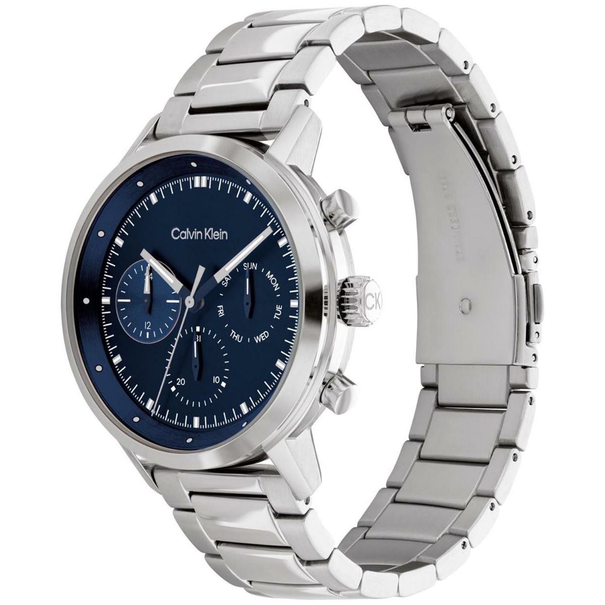 Buy Calvin Klein Gauge Multifunction Blue Round Dial Mens Watch