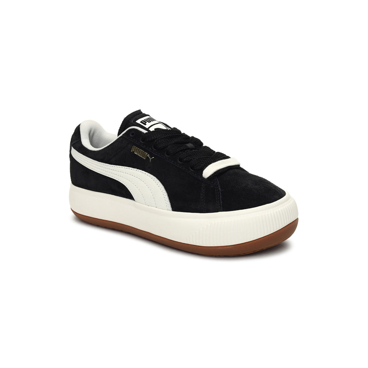 Buy Puma Suede Mayu Up Women Black Sneakers Online