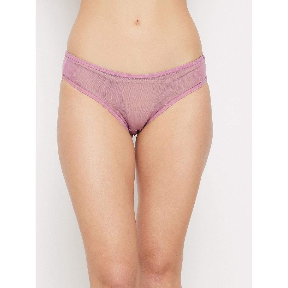 Buy Clovia Powernet Low Waist Outer Elastic Bikini Panty Online