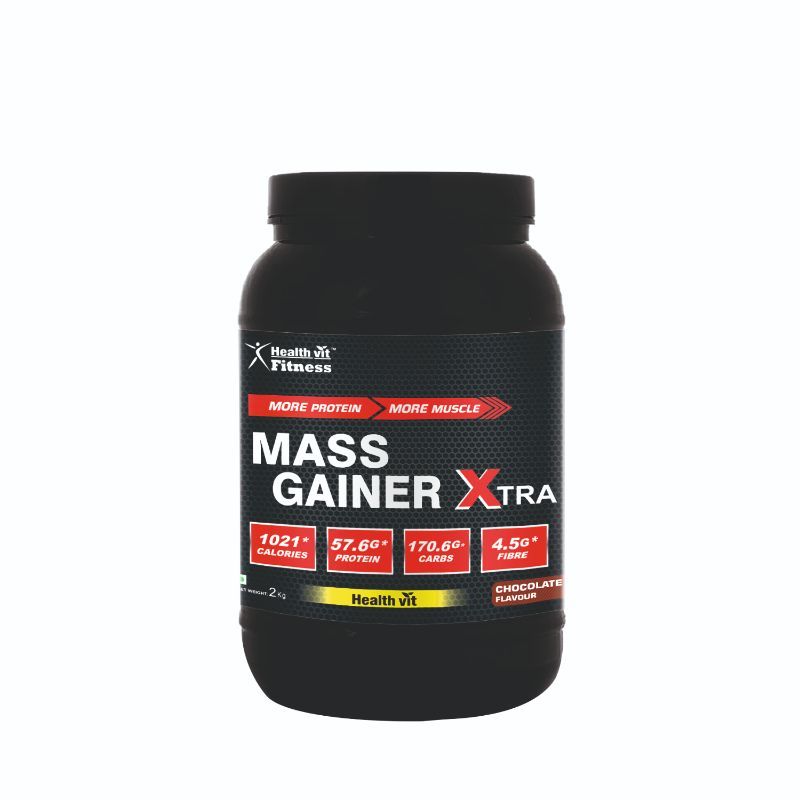 Healthvit Mass Gainer Xtra Chocolate Flavour Buy Healthvit Mass