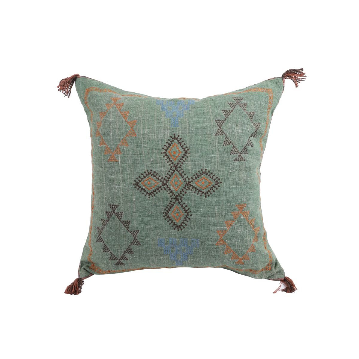 Eyda Linen Embroidered Cushion Covers Set Of X Inch Buy Eyda