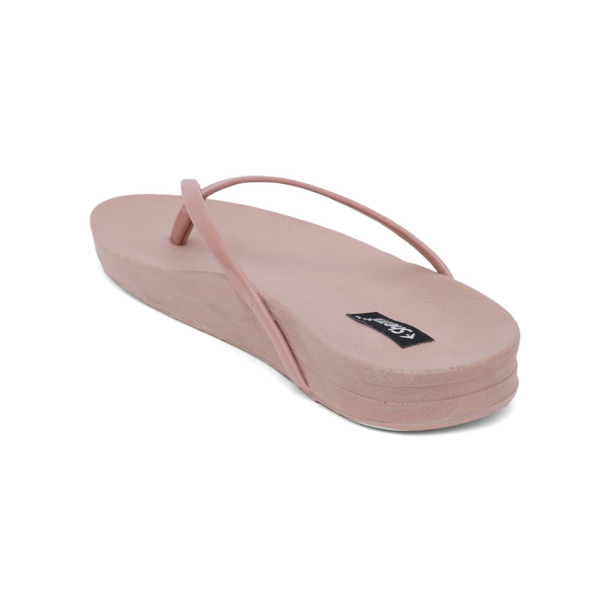 Buy Sherrif Shoes Womens Comfortable Nude Flip Flop Online