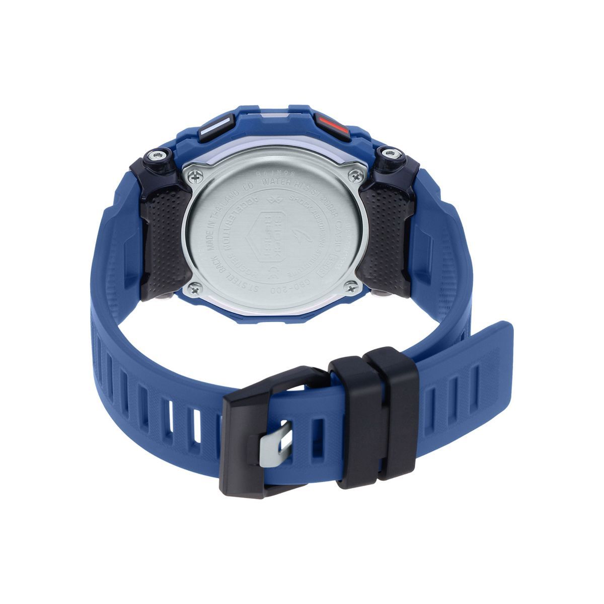 Buy Casio G Shock GBD 200 2DR Digital Dial Blue Resin Strap Men S Watch