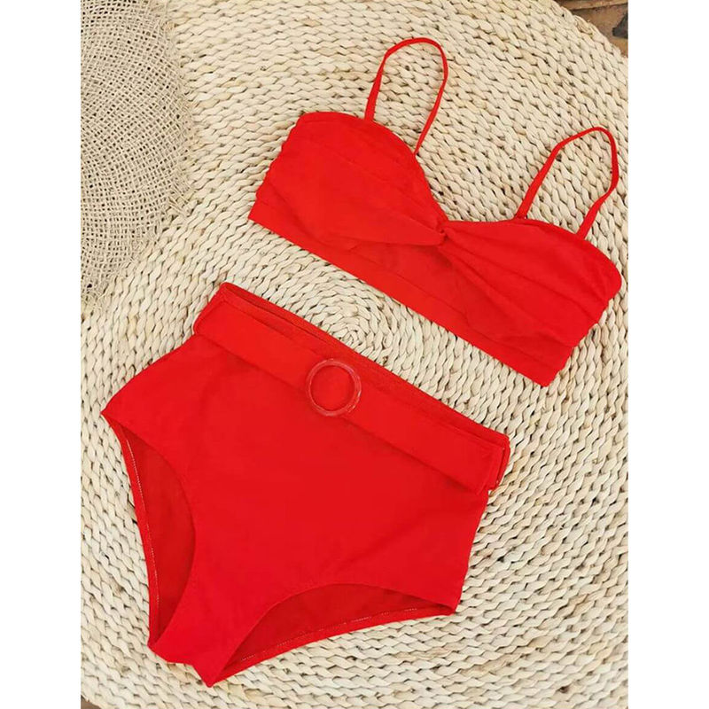 Buy FancyPants Red Sherry Bikini Set Of Online