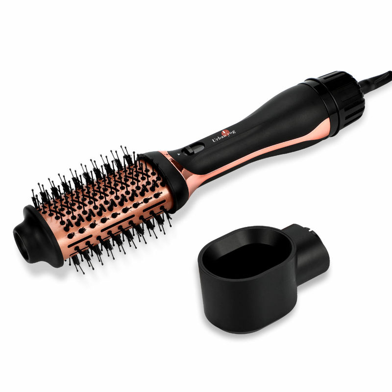 Buy Urbanyog Hair Dryer And Volumizer Hot Air In Styling Brush Rose Gold Online
