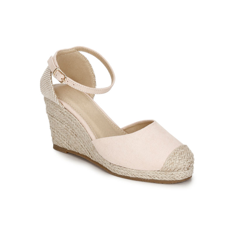 Truffle Collection Nude Micro Back Open Jute Wedges Buy Truffle Collection Nude Micro Back Open