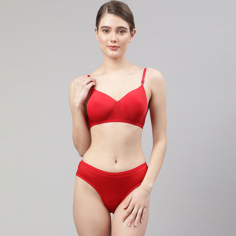Buy PrettyCat Lingerie Set Red Online