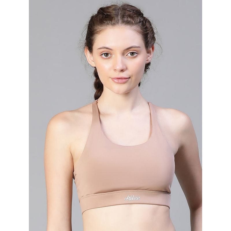 Athlisis Nude Non Wired Removable Padding Sports Bra Buy Athlisis Nude