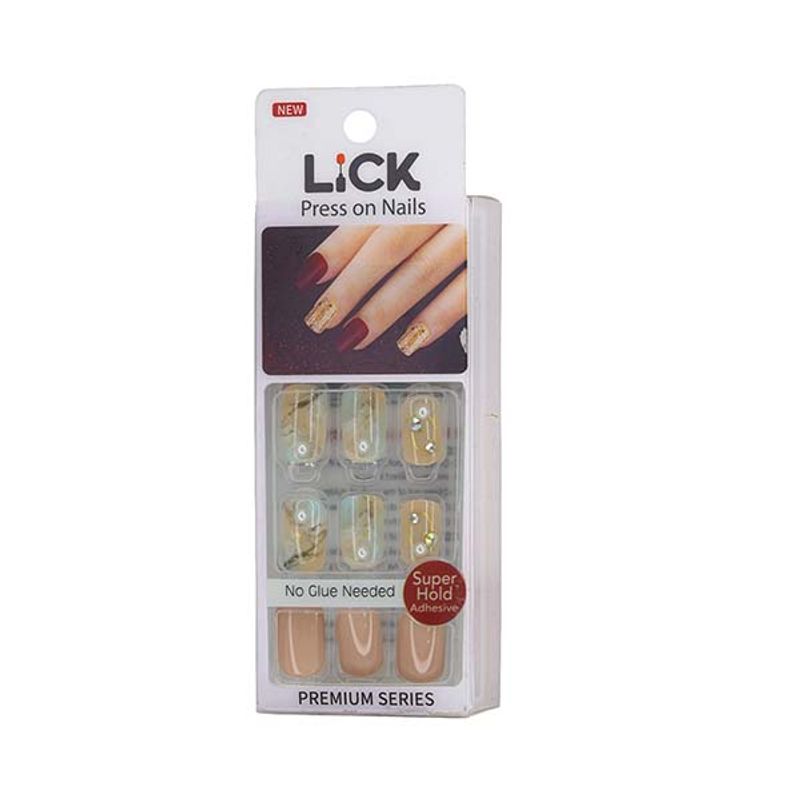 Lick Nude Reusable Acrylic Press On Nails Extension With Application Kit Buy Lick Nude Reusable