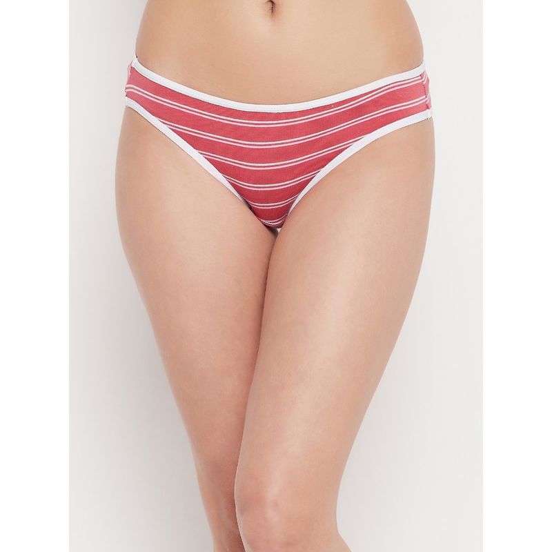 Clovia Cotton Spandex Low Waist Outer Elastic Bikini Panty Buy Clovia