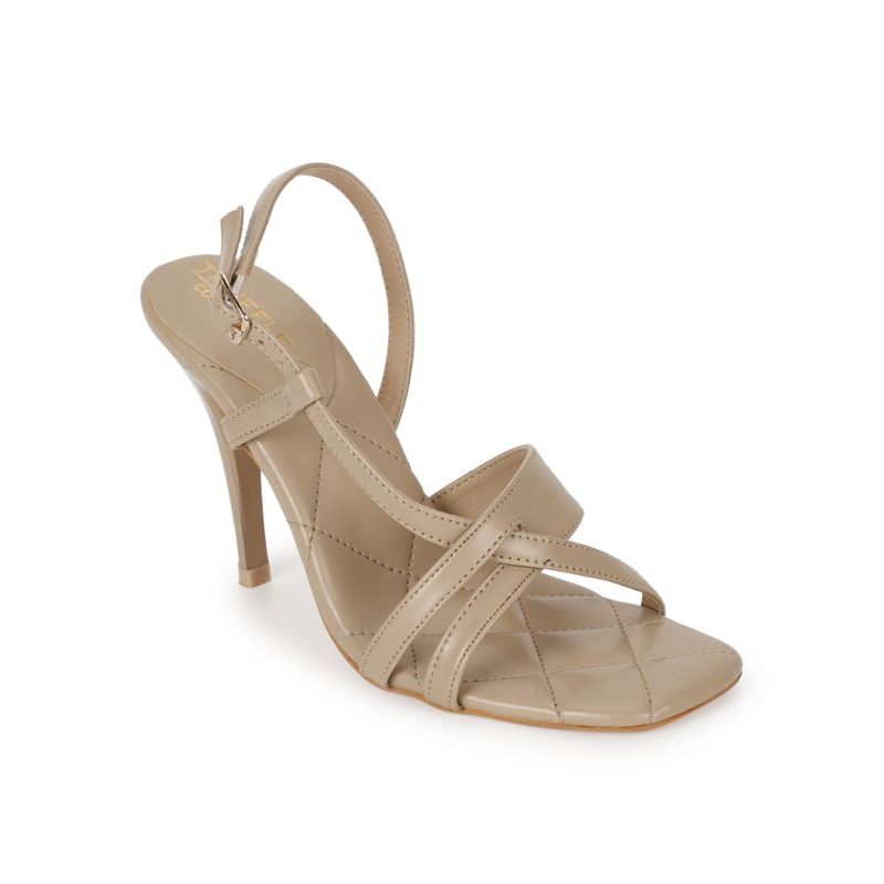 Truffle Collection Nude Solid Heels Buy Truffle Collection Nude Solid